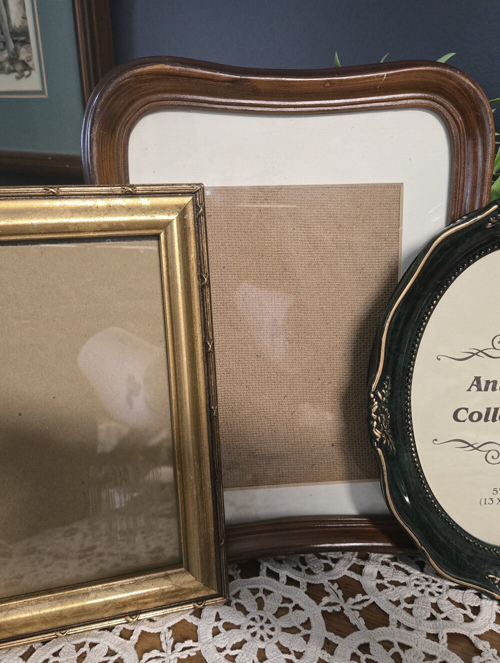 Assorted Vintage-Style Picture Frames – Set of 3